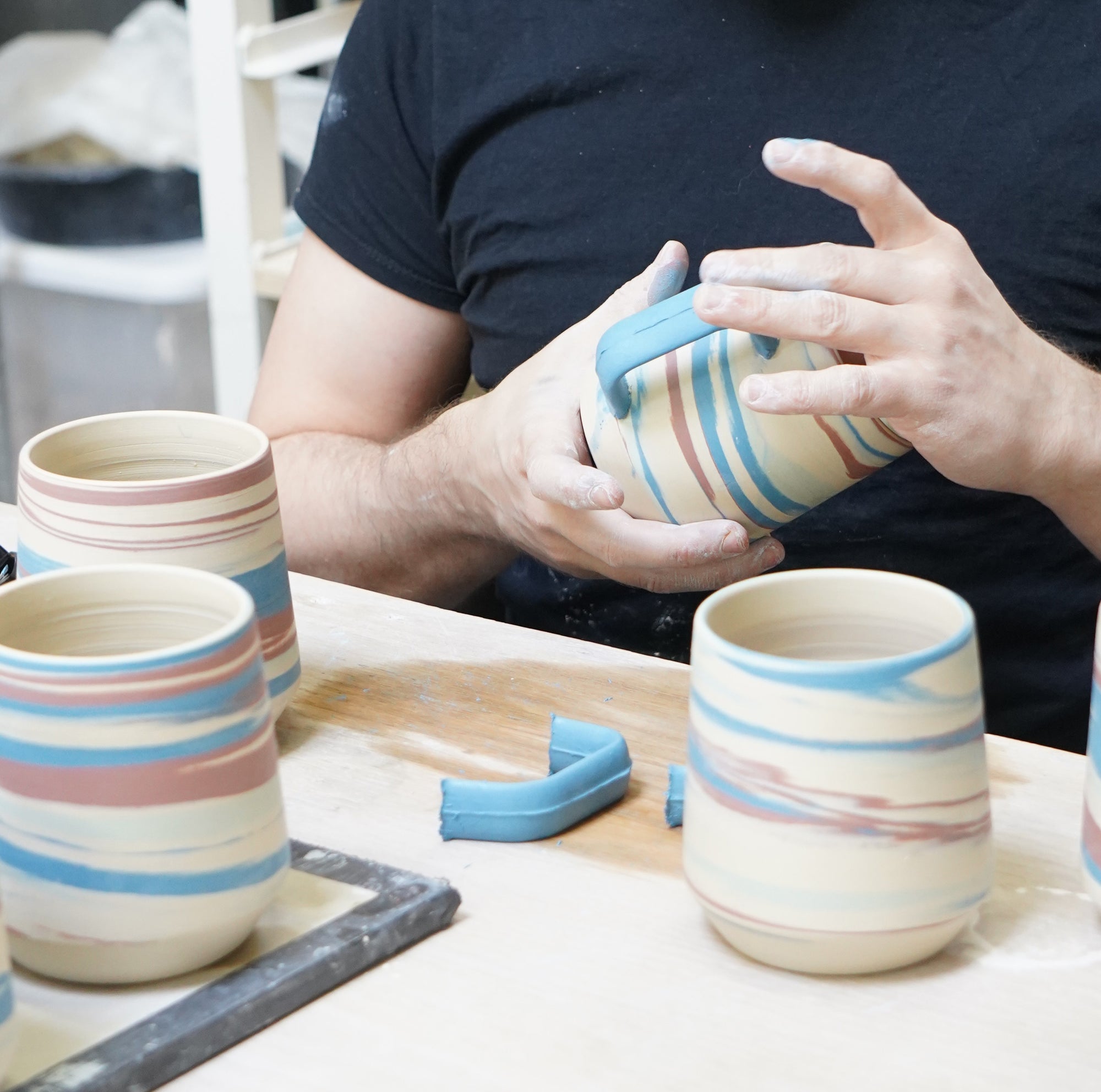 Clay Factor Ceramics teams up with Ecletticos to produce two exclusive and limited-edition color variants of the Taffy Coffee Mug